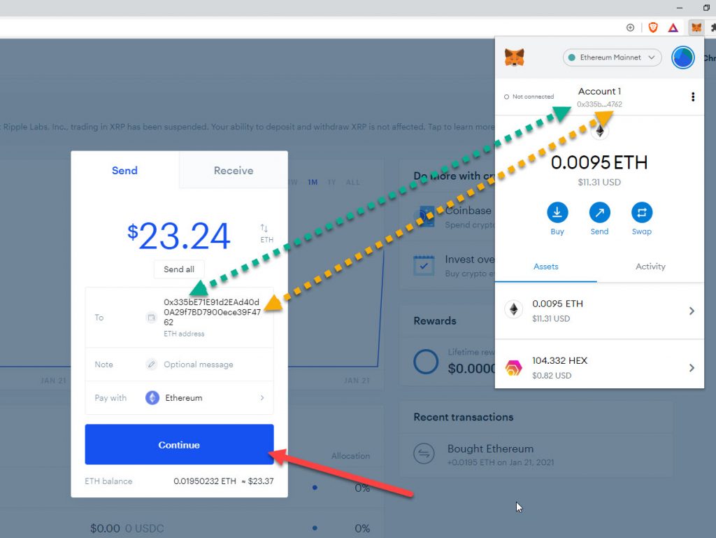 Easy way to verify Metamask wallet